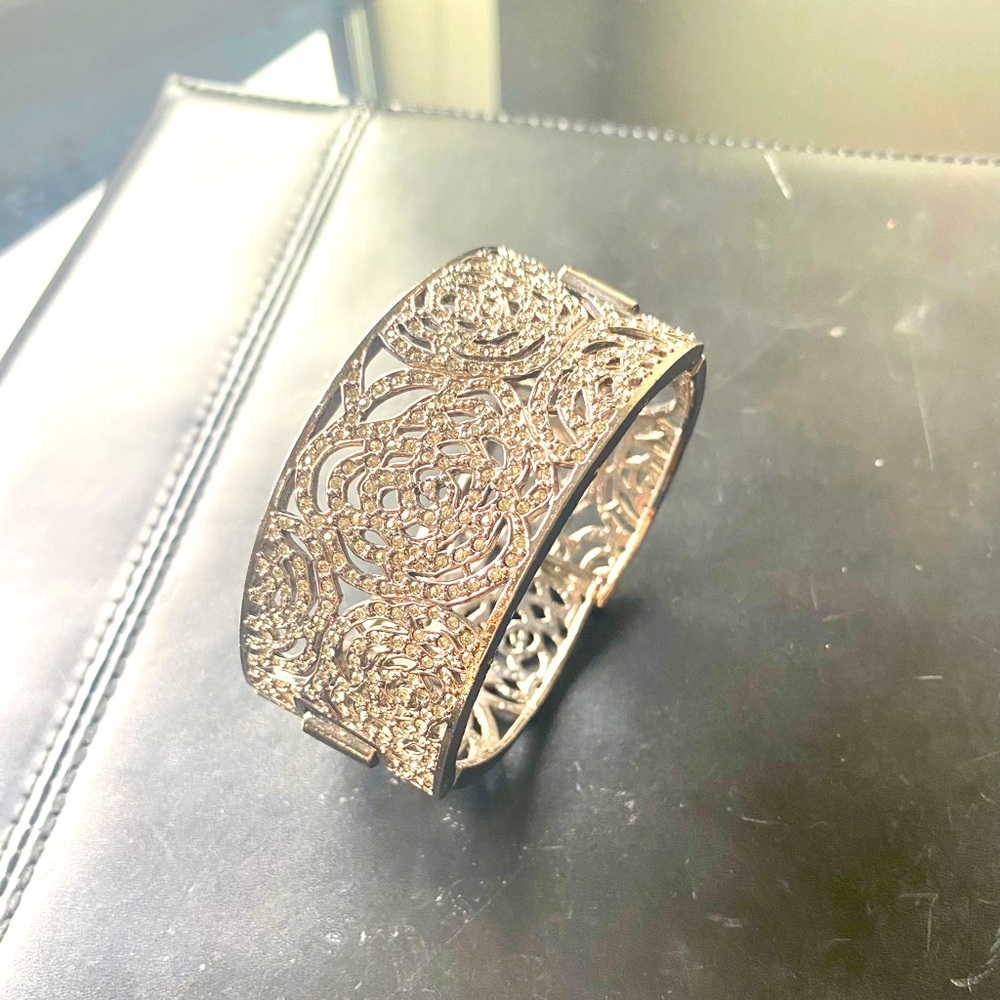 Shimmery Silver Cuff